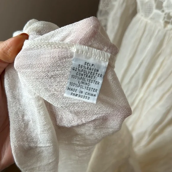 Cream Boho Dress - Picture 9 of 9